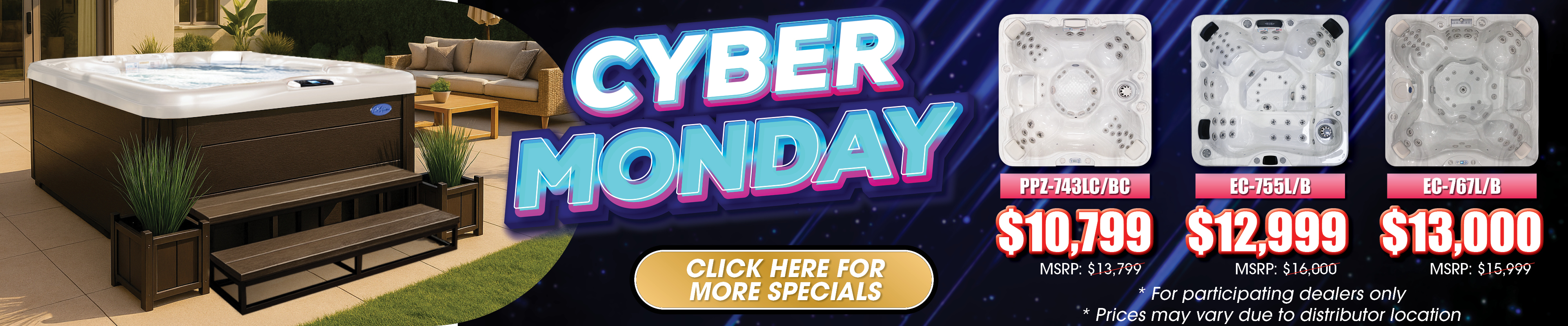 Calspas hot tub being used in a family setting - Baltimore