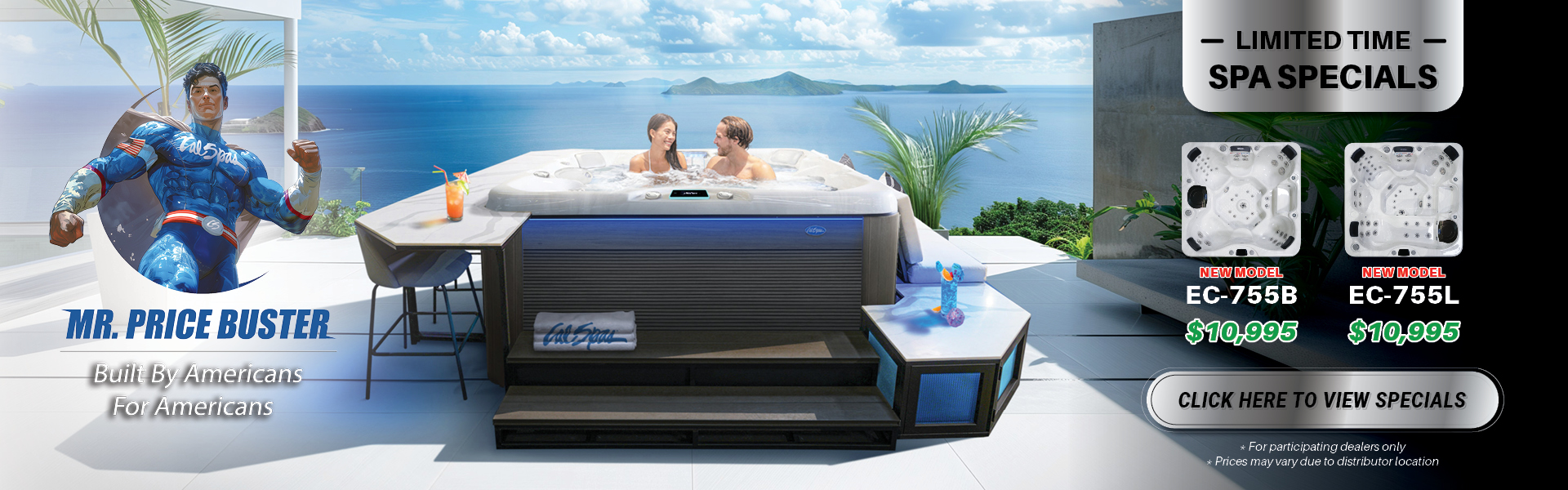 Calspas hot tub being used in a family setting - Baltimore
